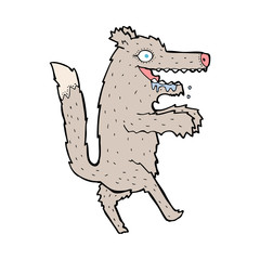 cartoon big bad wolf