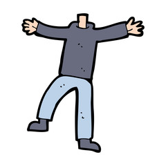 cartoon male gesturing body (mix and match cartoons or add own p