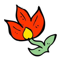 cartoon flower