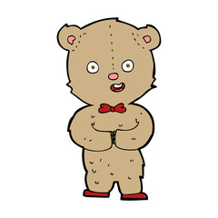 Plakat cartoon teddy bear