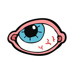 cartoon spooky eye