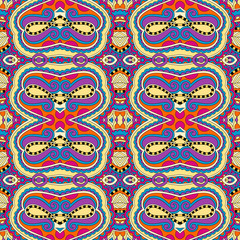 authentic seamless geometry vintage pattern, ethnic style orname