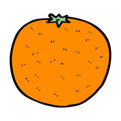 cartoon orange
