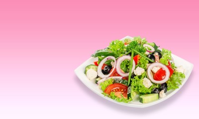 Salad, Greek Salad, Food.