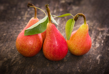 Fresh organic pears 