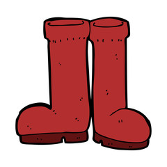 cartoon rubber boots