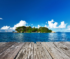 Beautiful tropical island