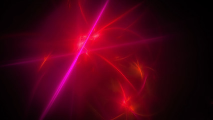 Fototapeta na wymiar Smooth blurred pink background with glowing stripe
