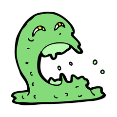 cartoon gross ghost