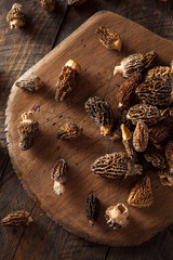 Raw Organic Morel Mushrooms