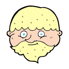 cartoon bearded man