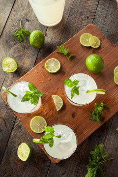Cold Refreshing Iced Limeade