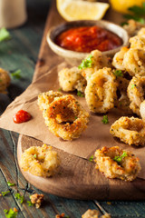 Homemade Breaded Fried Calamari