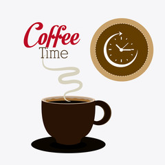 Coffee time design.