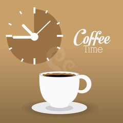 Coffee time design.
