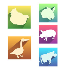 Farm Animals Icons