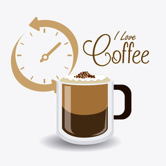 Coffee time design.