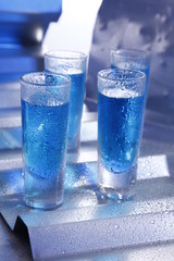 kamikaze drink, blue drink
