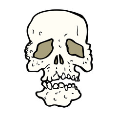 cartoon skull