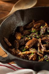 Organic Sauteed Morel Mushrooms