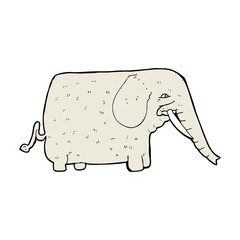 cartoon big elephant