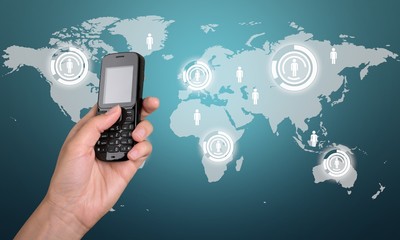 Mobile Phone, Telephone, Human Hand.