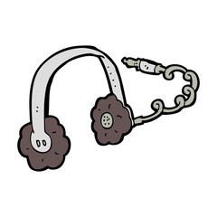 cartoon headphones