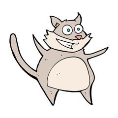 funny cartoon cat