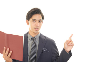 笑顔のビジネスマン