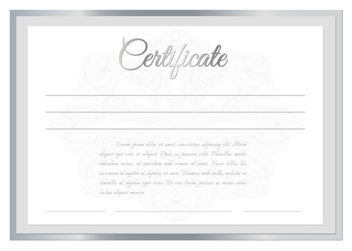 Vector certificate background