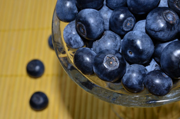 Delicious healthy fruity blueberries