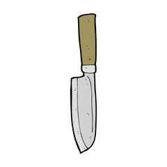 cartoon kitchen knife