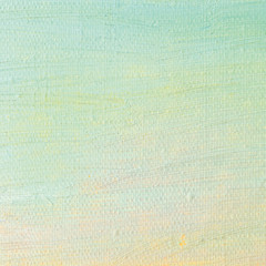 Oil paint background, bright ultramarine blue, yellow, pink, turquoise painting canvas