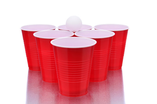 Red Cups and Ping Pong Ball