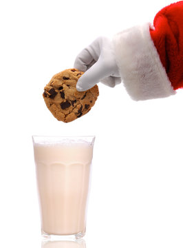 Santa Dunking Cookie