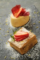 panna cotta tiramisu dessert