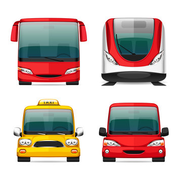 Colorful Transportation Icons