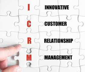 Last puzzle piece with Business Acronym ICRM