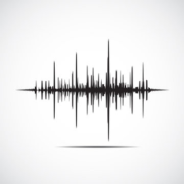 Vector sound waves  icon