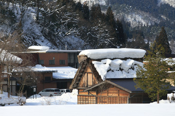 Shirakawa go village hut