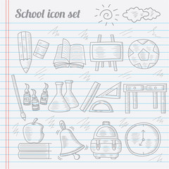 SCHOOL ICON SET