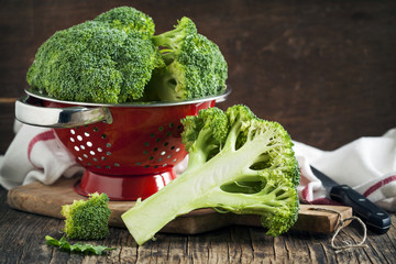 Fresh broccoli.