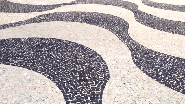 Copacabana Beach Sidewalk Design Rio de Janeiro