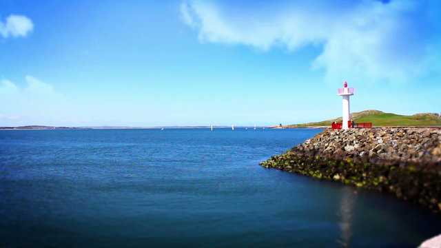 Beautiful Sea, Tile Shift, Howth, Dublin Bay, Ireland
