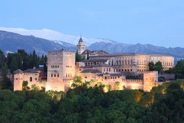 Fototapeta na wymiar The Alhambra - Granada Spain