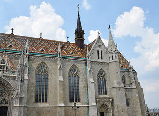 Obraz premium Matthias church, Budapest, Hungary