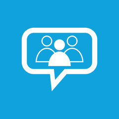 Group leader message icon