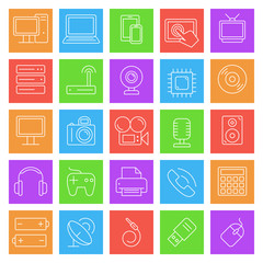 Technology and Electronics Icons