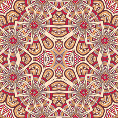 Seamless pattern. Vintage decorative elements. 