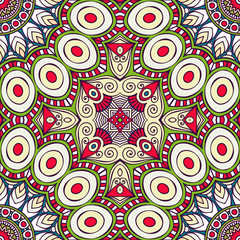 Seamless pattern. Vintage decorative elements. 